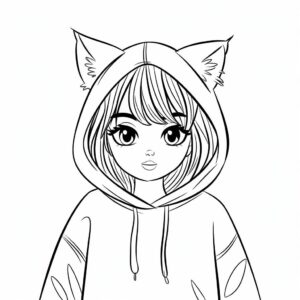ぬりえ 女の子 無料