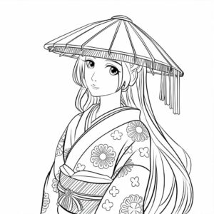 ぬりえ 女の子 無料ダウンロード