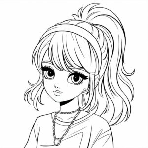 ぬりえ 女の子 新作