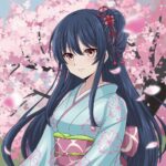 桜 塗り絵