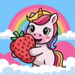 ユニコーン ぬりえ