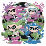 スプラトゥーン 塗り絵
