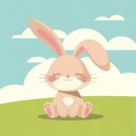 うさぎ 塗り絵