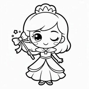 nurie kawaii minna no egao