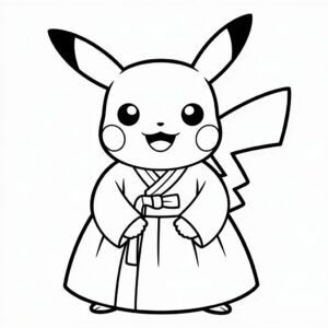 pikachuu nurie hajimete no