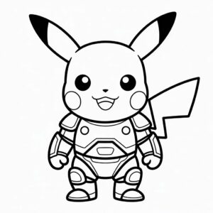 pikachuu nurie kantan