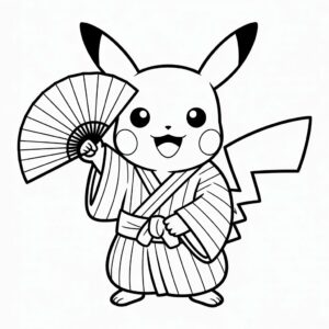pikachuu nurie kantan muryou