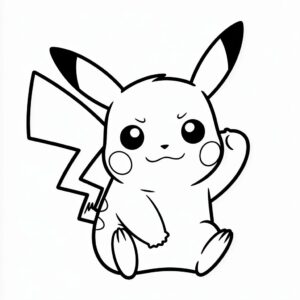 pikachuu nurie kawaii
