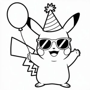 pikachuu nurie kodomo to issho