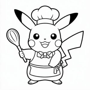 pikachuu nurie kodomomuke