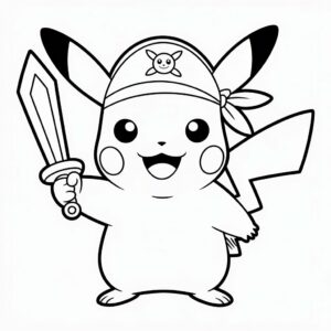 pikachuu nurie minna no