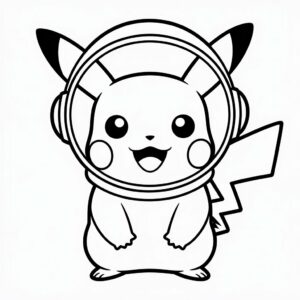 pikachuu nurie purinto dekiru