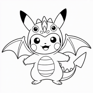 pikachuu nurie tanoshii