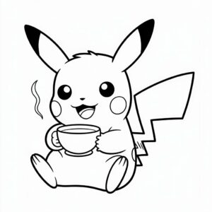 pikachuu nurie tanoshimu tame