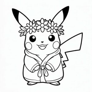 pikachuu nurie toppu ninki