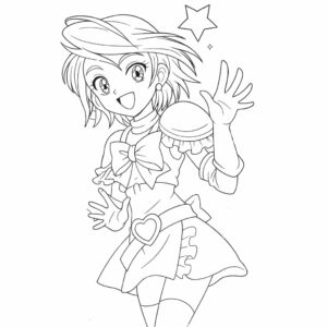キュアブラック 塗り絵 ダウンロード