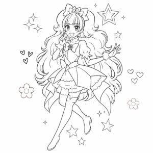 キュアプレシャス 塗り絵 ダウンロード
