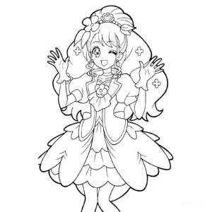 キュアプレシャス 塗り絵 プリント