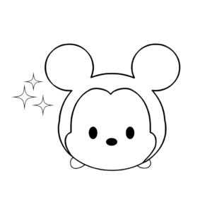 ツムツム 塗り絵 PDF