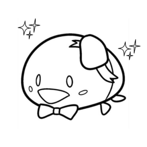 ツムツム 塗り絵 PDF プリント