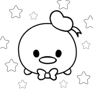 ツムツム 塗り絵 ダウンロード PDF