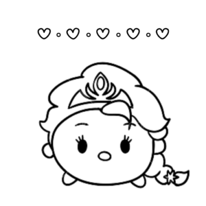 ツムツム 塗り絵 プリント ダウンロード