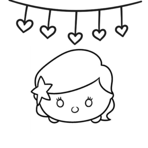 ツムツム 塗り絵 プリント用