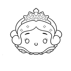 ツムツム 塗り絵 家庭用プリント