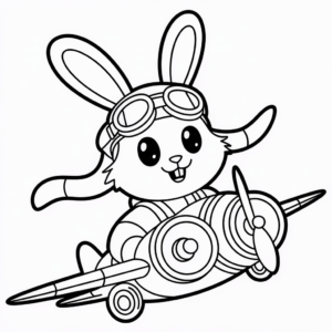 usagi nurie kodomo daisuki