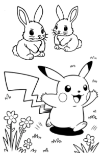 塗り絵 無料 ポケモン PDFファイル付き