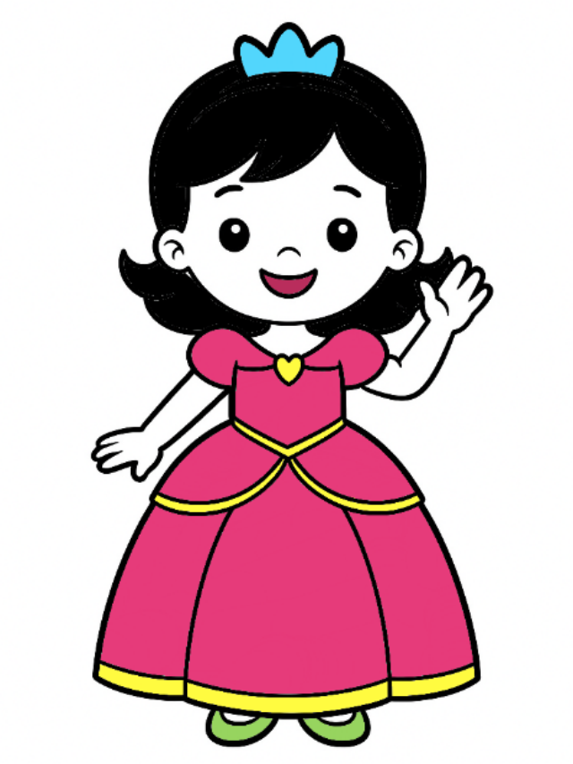 塗り絵 無料 女の子