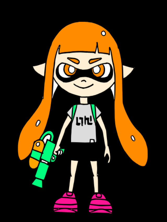 スプラ トゥーン 塗り絵