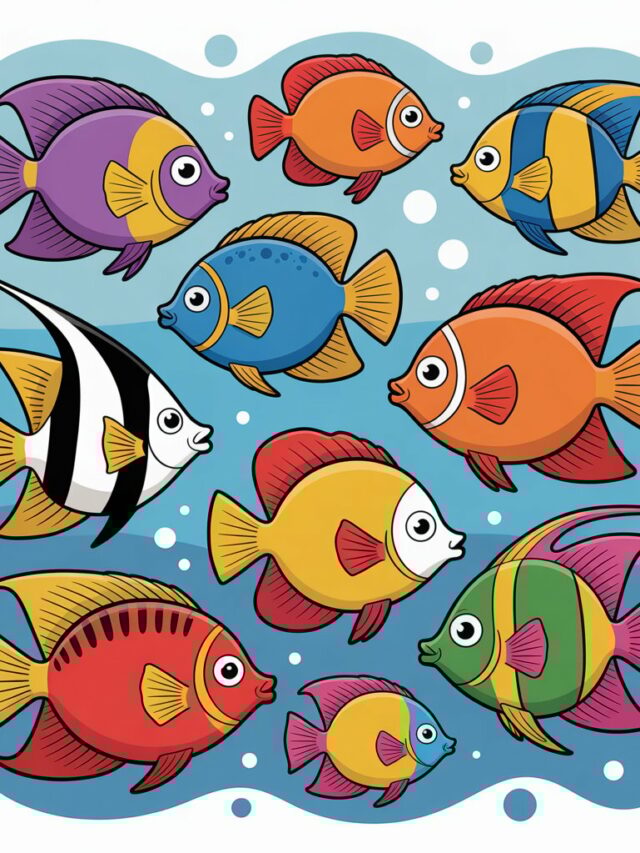 魚 塗り絵
